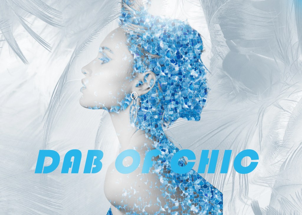 Young female model striking an elegant pose