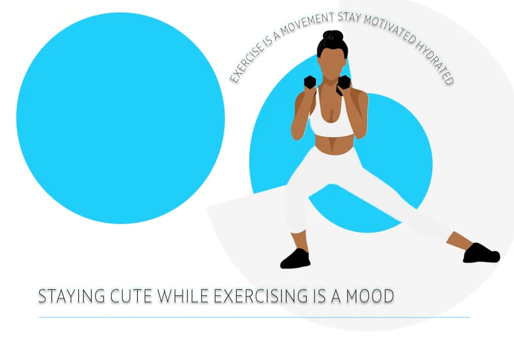 Young woman doing strength training