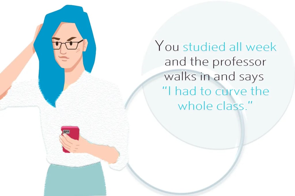 Young woman holding cell phone looking perplexed