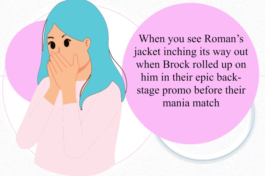 A young standing in shock