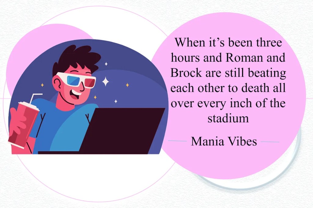 A graphic featuring a young man on his laptop, watching something entertaining