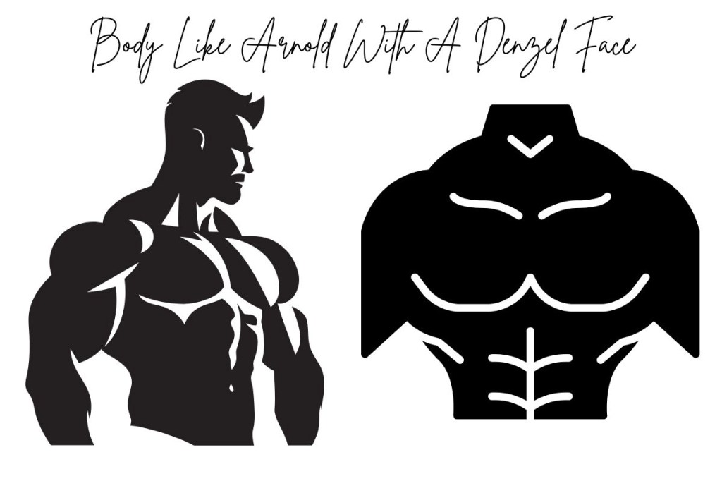 A young muscular man and a muscular physique