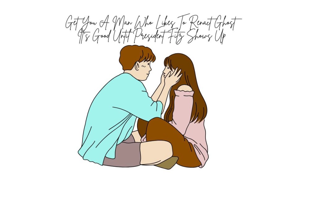 A couple embracing each other while sitting across from each other. The boyfriend is holding the girlfriends face.