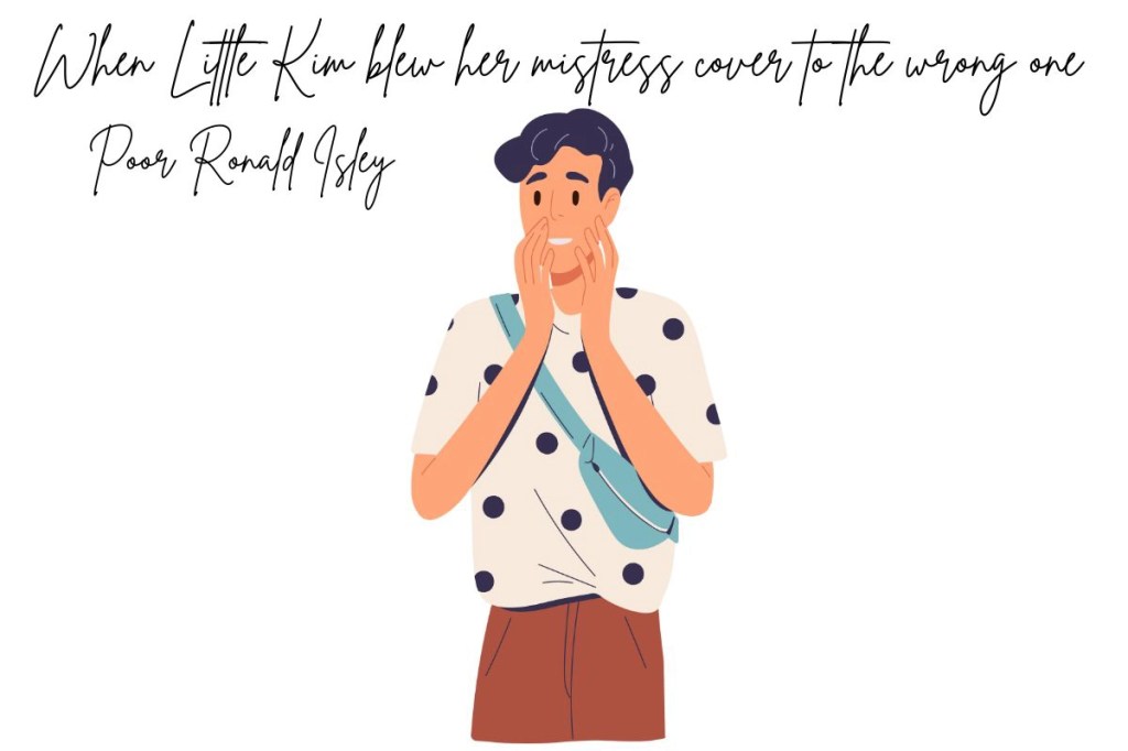 A young man standing surprised