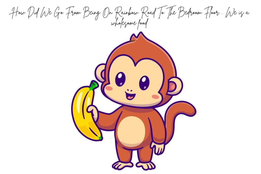A monkey holding a banana