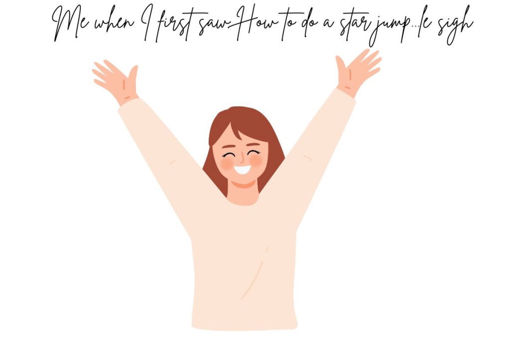 A young woman extending her hands