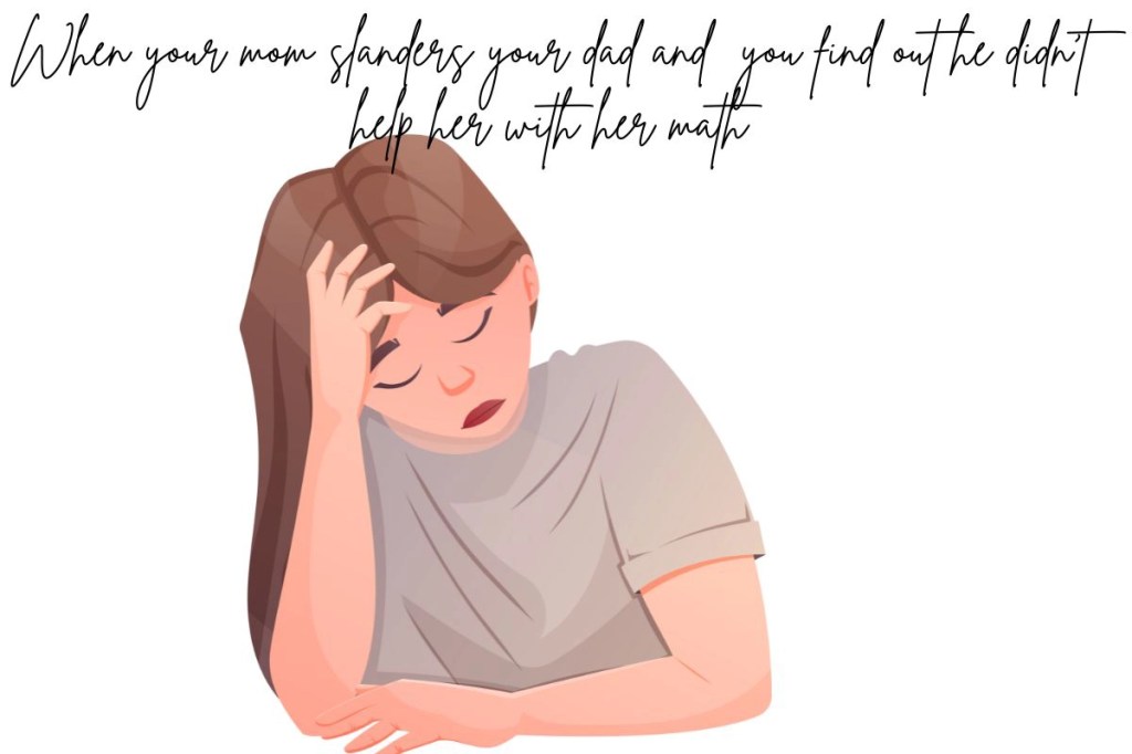 A young woman holding her head perplexed