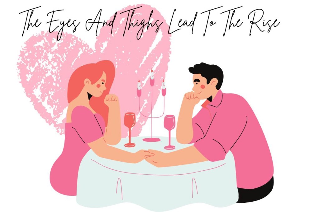 a graphic featuring a couple on a date