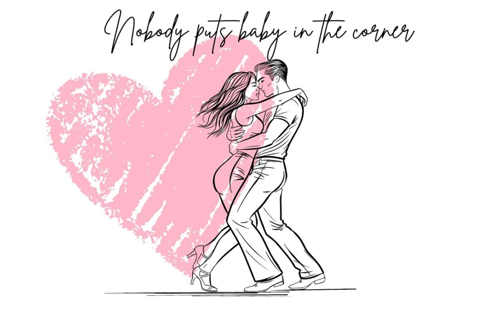 a couple dancing seductively