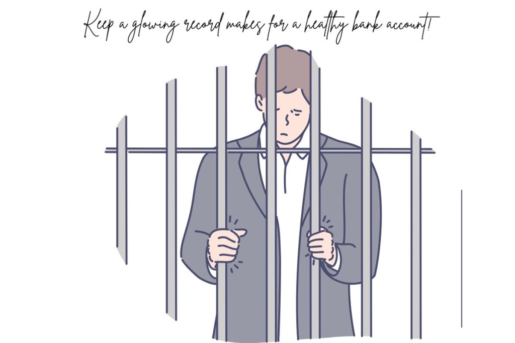 a man in jail