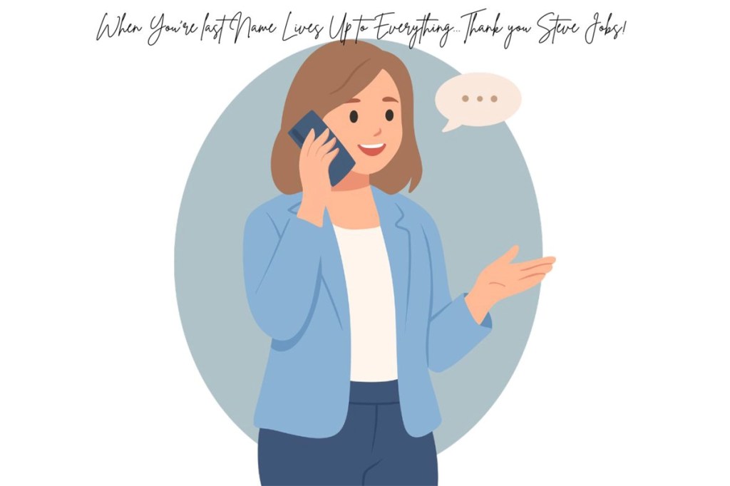 A young business woman talking on the phone