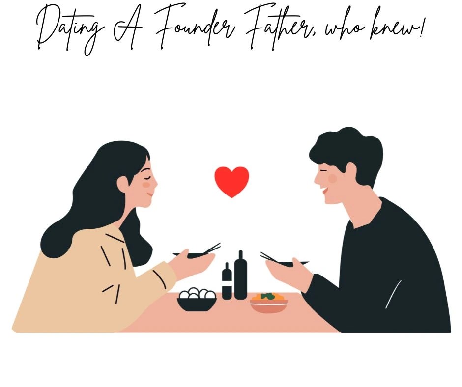 A young woman on a date with a young man