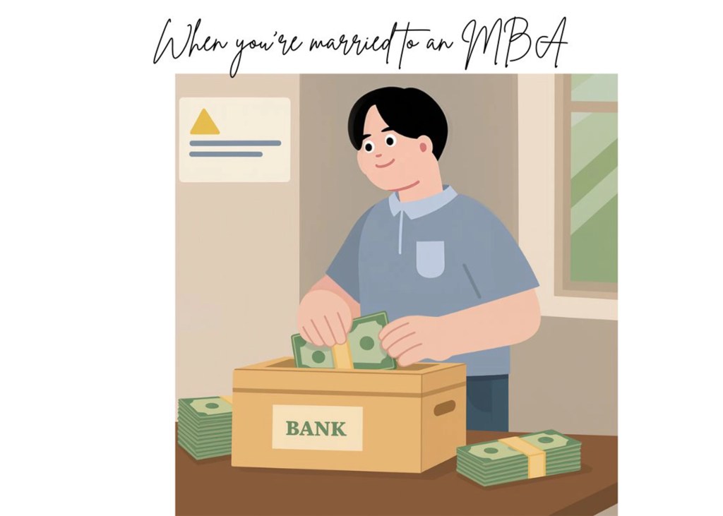 A young man putting money in the shoebox